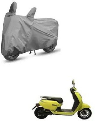 Tritika Waterproof Two Wheeler Cover for Okinawa(Lite, Grey)