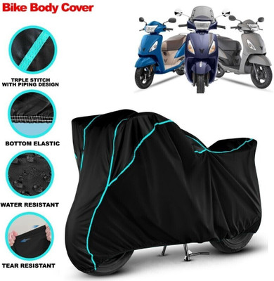 CoverXpert Two Wheeler Cover for TVS(Jupiter, Black)
