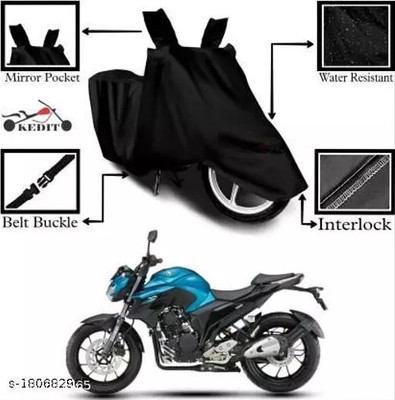 gurukul mart Waterproof Two Wheeler Cover for Kawasaki(650 NK, Black)