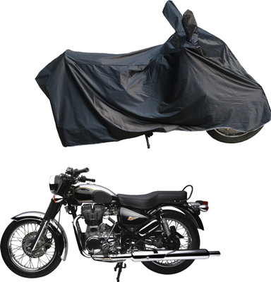 Motodreka Waterproof Two Wheeler Cover for Royal Enfield(Electra 4S, Black)