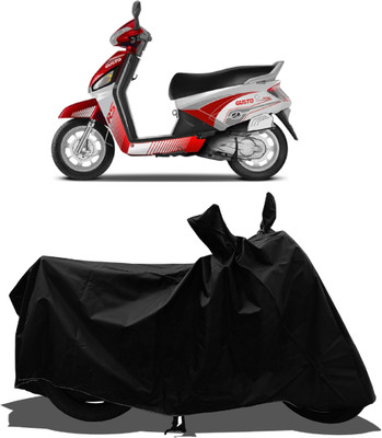 Tricway Waterproof Two Wheeler Cover for Mahindra(Gusto Electric, Black)