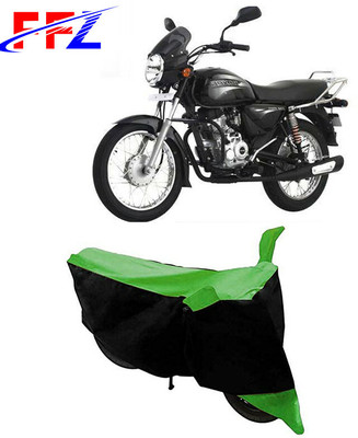 FFZ Two Wheeler Cover for Bajaj(Boxer BM 150, Black, Green)
