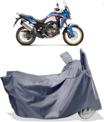 Tritika Waterproof Two Wheeler Cover for Honda(Africa Twin, Grey)
