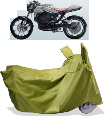 Amexride Two Wheeler Cover for Revolt(RV Cafe Racer, Maroon)