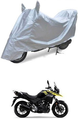 APNEK Waterproof Two Wheeler Cover for Suzuki(Silver)