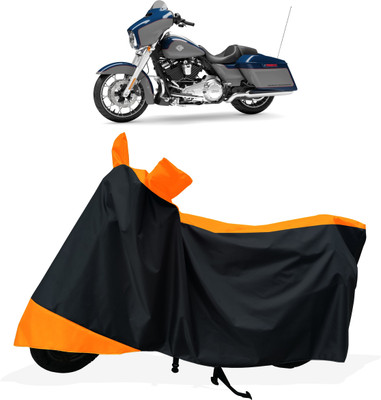 Tricway Two Wheeler Cover for Harley Davidson(Street Glide Special, Orange)
