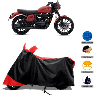 HWSXQAE Waterproof Two Wheeler Cover for JAWA(42, Red)