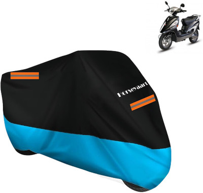 Horseyaart Waterproof Two Wheeler Cover for Hero Electric(Electric NYX e5 BS6, Blue)