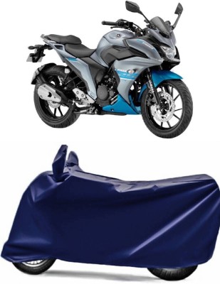 DeepShakshi AUTOMOTIVE Two Wheeler Cover for Yamaha(Fazer 25, Blue)