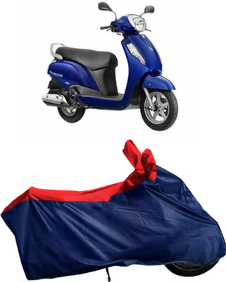 APNEK Waterproof Two Wheeler Cover for Suzuki(Access 125, Blue, Red)