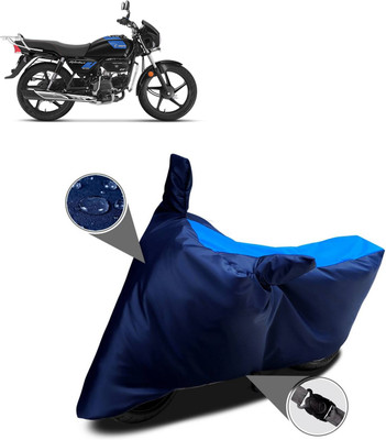 AutoGalaxy Waterproof Two Wheeler Cover for Hero(Blue)