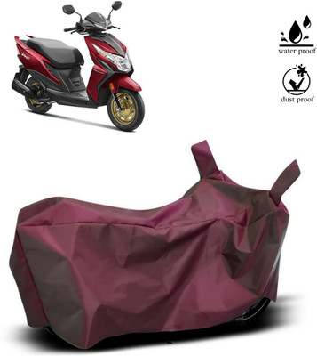ma collections Waterproof Two Wheeler Cover for Honda(Dio, Maroon)