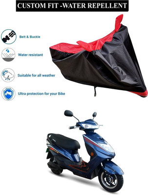 PAGORA Waterproof Two Wheeler Cover for Okinawa(Ridge, Red)