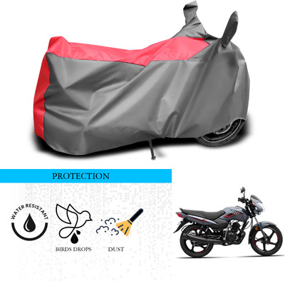 ANTHUB Waterproof Two Wheeler Cover for TVS(Sport, Grey, Red)