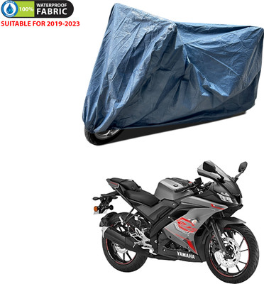 PAGORA Waterproof Two Wheeler Cover for Yamaha(YZF R15 V3.0, Blue)