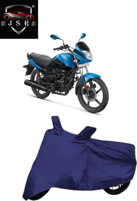 J S R Waterproof Two Wheeler Cover for Hero(Splendor iSmart 110, Blue)