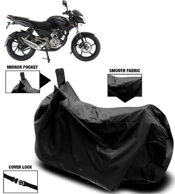 MMSSTAR Waterproof Two Wheeler Cover for Bajaj(Pulsar 135 LS DTS-i, Black)