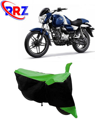RRZ Waterproof Two Wheeler Cover for Bajaj(V15, Black, Green)