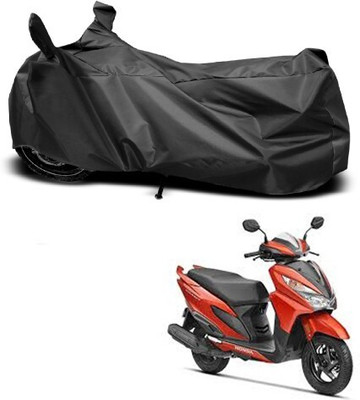 Mdstar Waterproof Two Wheeler Cover for Honda(Grazia, Black)