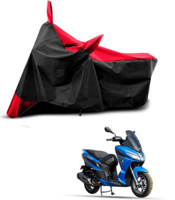 KEDIT Two Wheeler Cover for Aprilia(SXR 160, Red, Black)