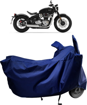 Amexride Two Wheeler Cover for Triumph(Bonneville Bobber, Blue)