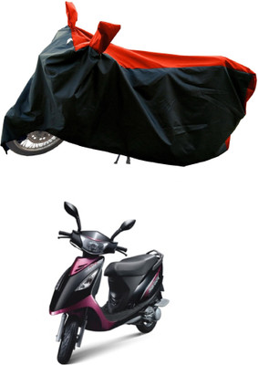 DeepShakshi AUTOMOTIVE Two Wheeler Cover for TVS(Scooty Streak, Red)