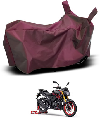 CODOKI Waterproof Two Wheeler Cover for TVS(Apache RTR 200 4V, Maroon)