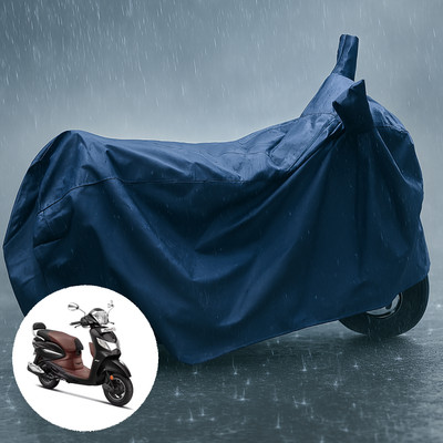 PAGORA Waterproof Two Wheeler Cover for Hero(Pleasure Plus, Blue, Blue)