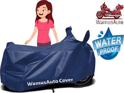 Wamus Auto Waterproof Two Wheeler Cover for TVS(Zest 110, Blue)