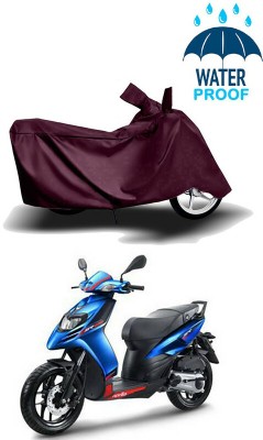 Genipap Waterproof Two Wheeler Cover for Aprilia(SR 125, Maroon)