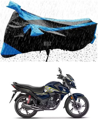 RRZ Two Wheeler Cover for Honda(SP125, Black, Blue)