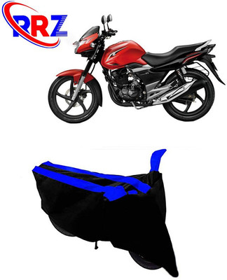 RRZ Waterproof Two Wheeler Cover for Suzuki(GS 150R, Black, Blue)