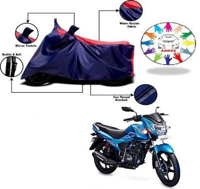 DeepShakshi AUTOMOTIVE Waterproof Two Wheeler Cover for TVS(Victor New, Blue, Red)