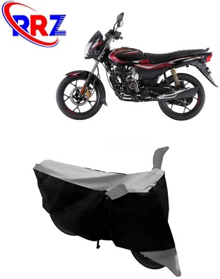 RRZ Waterproof Two Wheeler Cover for Bajaj(Platina 110 H-Gear, Black, Grey)