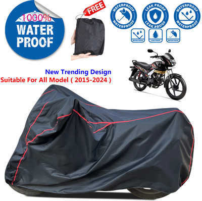 AutoGalaxy Waterproof Two Wheeler Cover for Mahindra(Centuro XT, Black)