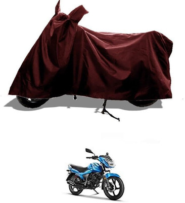 DeepShakshi AUTOMOTIVE Two Wheeler Cover for TVS(Victor GLX, Maroon)