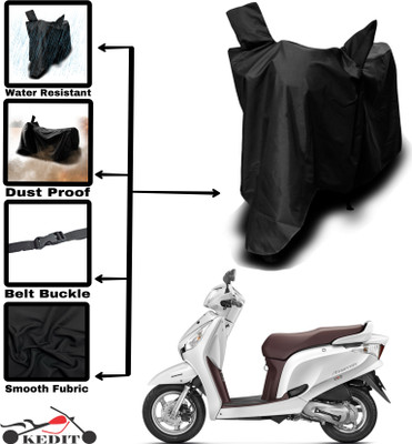 AASHTIK MART Two Wheeler Cover for Honda(Aviator, Black)