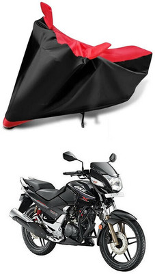 DeepShakshi AUTOMOTIVE Waterproof Two Wheeler Cover for Hero(CBZ, Red, Black)