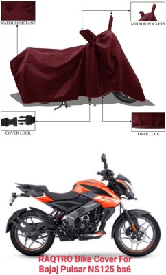 RAQTRO Two Wheeler Cover for Bajaj(Pulsar NS125 BS6, Maroon)