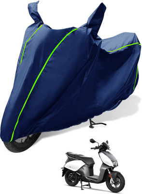 MOCKHE Waterproof Two Wheeler Cover for Hero(Blue)