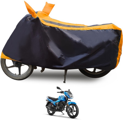 Euro Care Waterproof Two Wheeler Cover for TVS(Victor GLX, Orange)