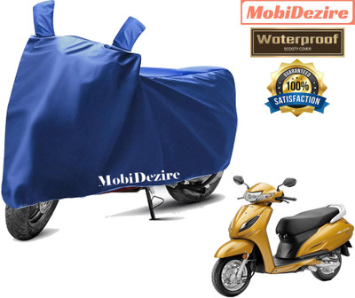 Mobidezire Waterproof Two Wheeler Cover for Honda(Activa 5G, Blue)