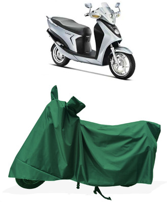 Tricway Two Wheeler Cover for Hero(Leap Hybrid SES, Green)