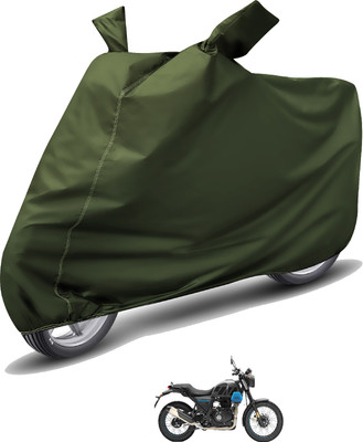 Auto Hub Waterproof Two Wheeler Cover for Royal Enfield(Green)