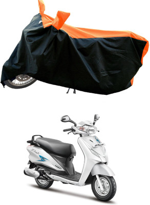 AESTRYD Two Wheeler Cover for Hero(Duet LX 110CC BS6, Orange)