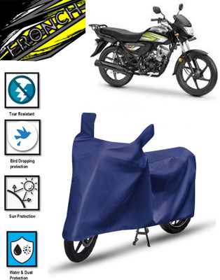 FRONCH Waterproof Two Wheeler Cover for Honda(CD 110 Dream, Blue)