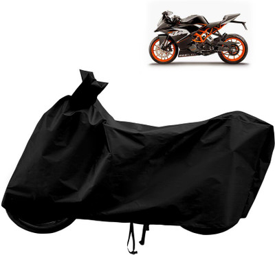 Horseyaart Waterproof Two Wheeler Cover for KTM(RC 200, Black)