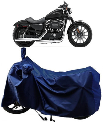 MMSSTAR Waterproof Two Wheeler Cover for Harley Davidson(Iron 883, Blue)