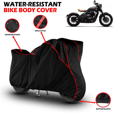 GKG Waterproof Two Wheeler Cover for JAWA(Perak, Black, Red)