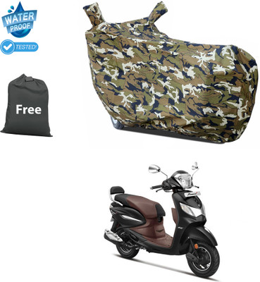 CODOKI Waterproof Two Wheeler Cover for Hero(Pleasure Plus, Yellow)